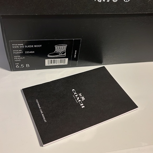 Beautiful New Suede COACH boots. - Picture 12 of 12